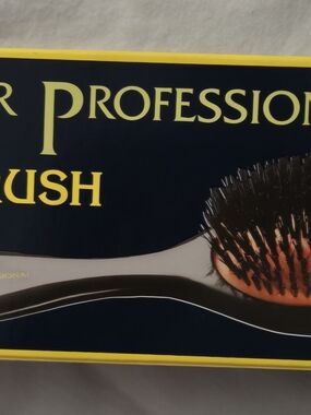 Professional Men’s Hair Brush - Black